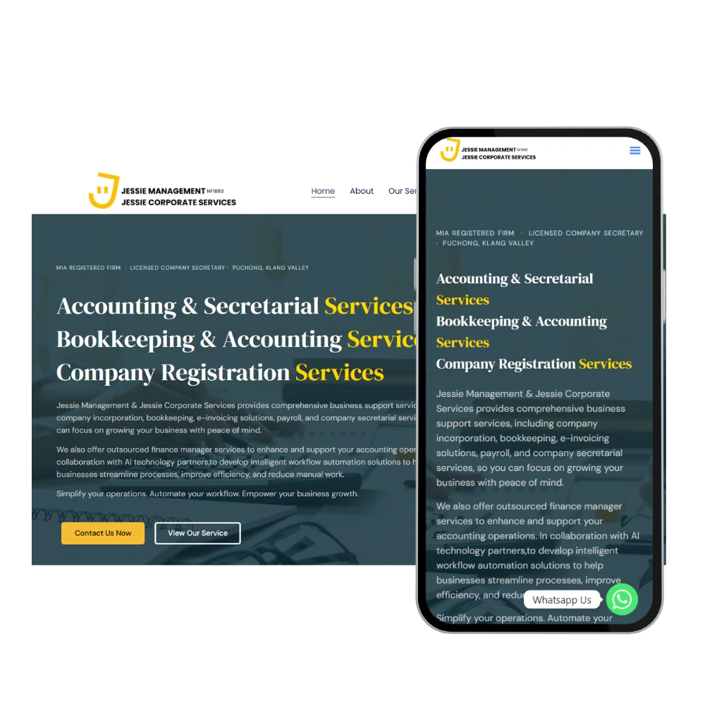 Jessie Management website